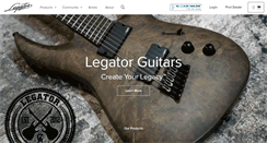 Desktop Screenshot of legatorguitars.com