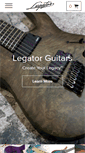 Mobile Screenshot of legatorguitars.com